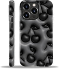 for iPhone 15 Pro Case, HL2 Cute Cool Cherry Black Hybrid 2 Layer Hard Shell by Unknown