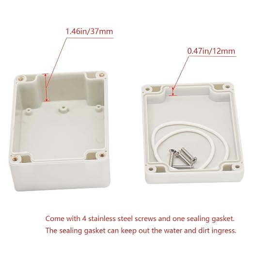 Project Box IP65 Waterproof Junction Box ABS Plastic Electrical Boxes DIY - Image 4