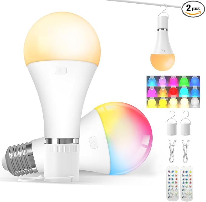 KINDEEP Rechargeable Light Bulbs by KINDEEP