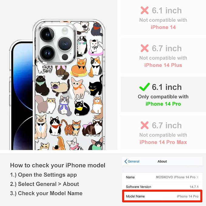 MOSNOVO Case for iPhone 14 Pro - Image 2