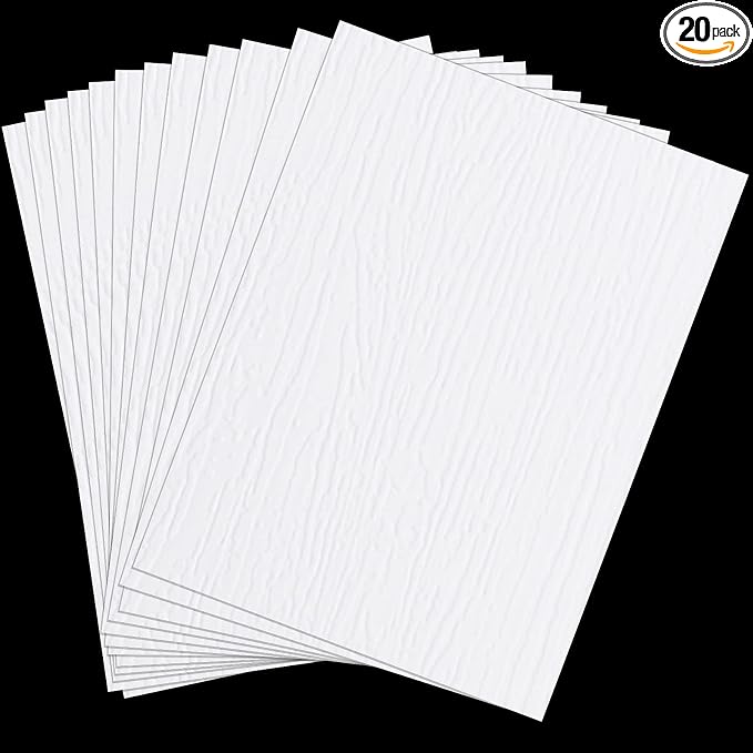 Mudder Vinyl Siding Repair Kit 6 x 8 Inch Vinyl Siding Patch Self Adhesive PVC by Mudder