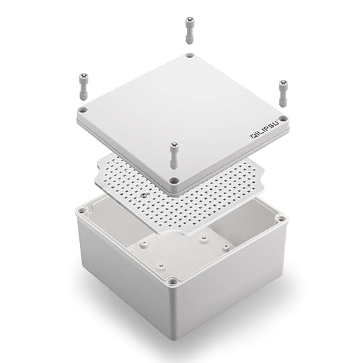 QILIPSU Outdoor Junction Box IP67 Waterproof Project Box ABS Plastic by QILIPSU
