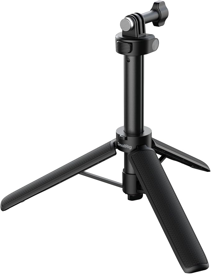 SmallRig 2-in-1 Selfie Stick Tripod, 7.1-20.5in Extendable, Support Horizontal - Image 4