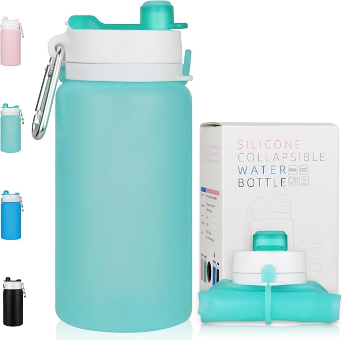 PLTCAT Collapsible Foldable BPA Free Reusable Lightweight Leak-Proof Travel by PLTCAT