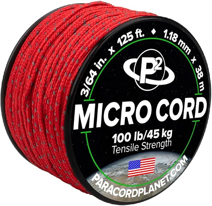 Paracord Planet Micro Paracord – Thin Braided Cord by ParacordPlanet