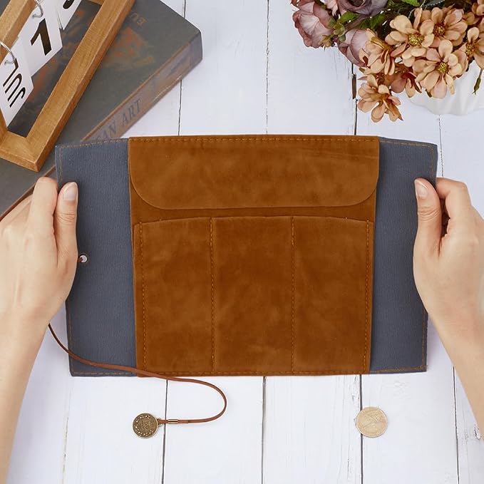 GORGECRAFT PU Leather Pencil Bag Strap Vintage Treasure Map Compass Cover - Image 3