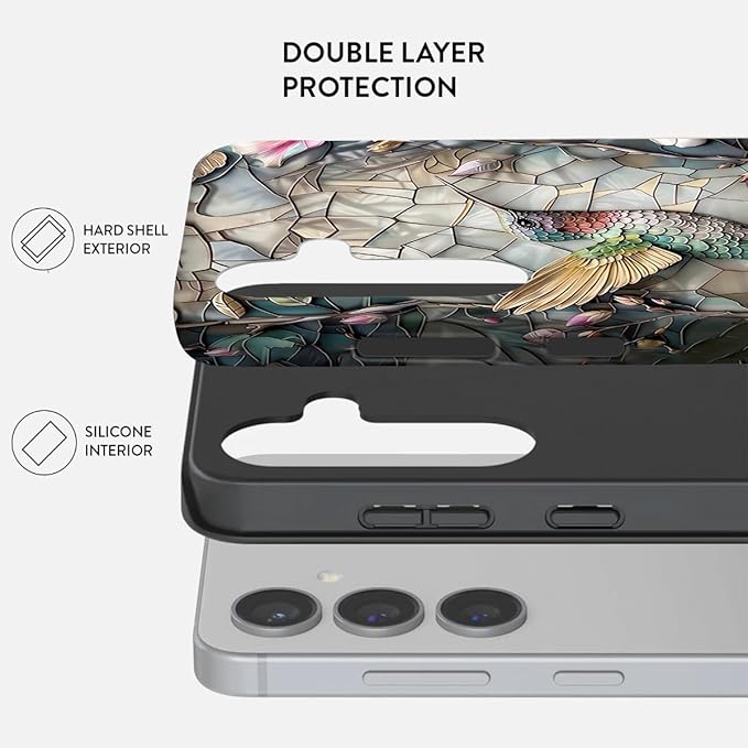 Compatible for Samsung Galaxy A36 5G Case, Dual Layer Heavy Duty 2 in 1 - Image 2