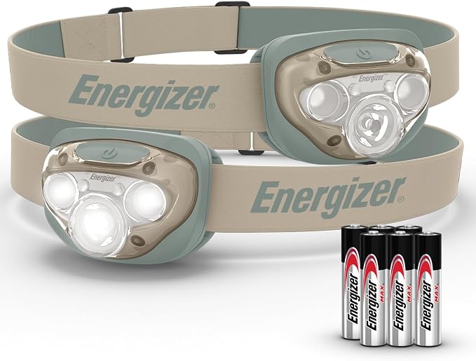 Energizer LED Headlamp PRO, IPX4 Water Resistant Headlamps, High-Performance by Energizer