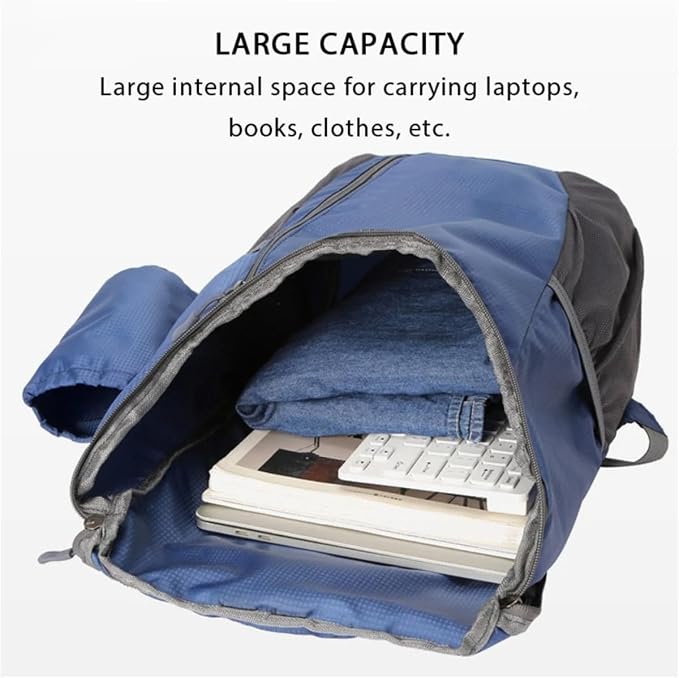 Portable Foldable Backpack Folding Mountaineering Bag, Ultralight Outdoor - Image 8