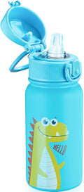 OLDLEY 12oz Kids Water Bottle, Stainless Steel Insulated Water Bottle by OLDLEY