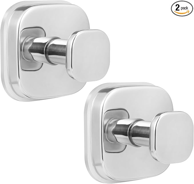 Suction Cup Hooks for Shower Heavy Duty No-Drill– Reusable Multi-Purpose Hooks by Supopular