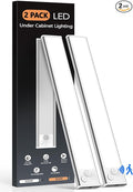 VerRon 10in Under Cabinet Lighting, Upgraded 2200mAh Rechargeable Under Cabinet by WelcometoVerRon