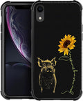 for iPhone XR Case, Pig Sunflower Yellow Sunshine Pattern Graphic Design Girl by FKBRCL4U