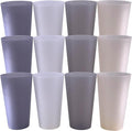 AOYITE Unbreakable Plastic Cups Reusable, 32 oz Plastic Tumblers set of 12 by AOYITE