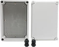 MAKERELE Grey Outdoor Electrical Box Weatherproof 11.02”7.48”5.12” Plastic by MAKERELE