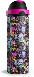 Insulated Water Bottle with Straw by ENCOOL
