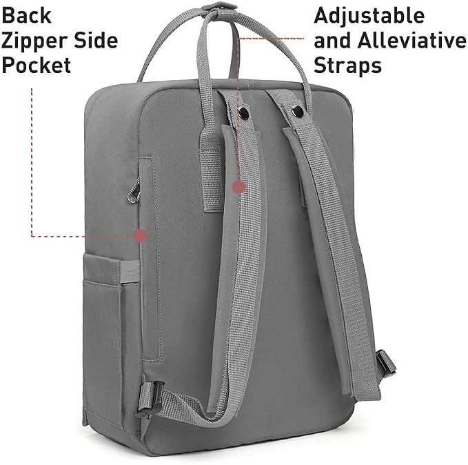 KALIDI Casual Laptop Backpack 15 Inches Classic Camping Rucksack Travel Outdoor - Image 6