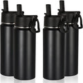 Volhoply 18oz Insulated Water Bottle Bulk 4 Pack, Kids Stainless Steel Water by LiveFully%EF%BC%8CDrinkFreely%E2%80%94KeepGoingwithVolhoply%EF%BC%81