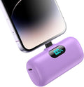 Mini Portable Charger for iPhone, Upgraded 5000mAh PD Fast Charging Battery Pack by HETP