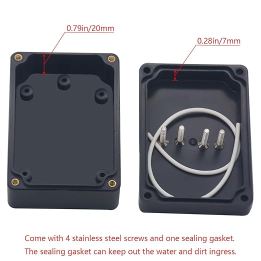 Project Box IP65 Waterproof Junction Box ABS Plastic Electrical Boxes DIY - Image 4