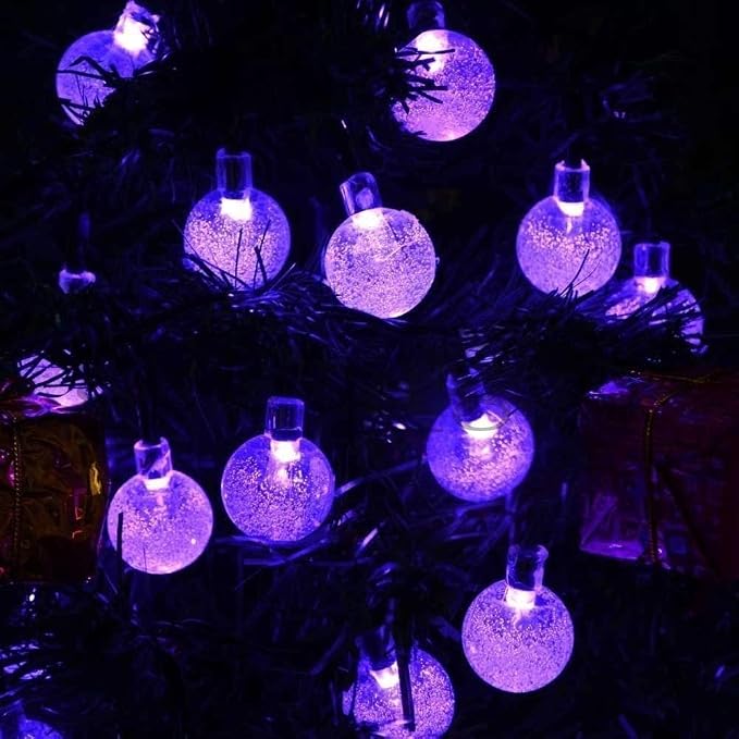 Toodour Solar String Lights Outdoor, 56ft 100 LED Globe String Light - Image 6