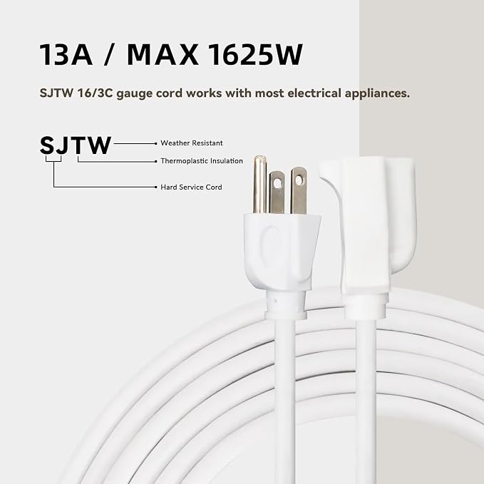 10ft Outdoor Extension Cord - Image 6