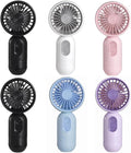 Mini Portable Fan 6 Pack, Cute Handheld Battery Operated Lightweight Small by JODNO