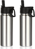 Volhoply 18oz Insulated Water Bottle Bulk 2 Pack, Kids Stainless Steel Water by LiveFully%EF%BC%8CDrinkFreely%E2%80%94KeepGoingwithVolhoply%EF%BC%81