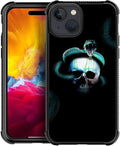 for iPhone 15 Case, Skeleton Winding Snake Pattern Graphic Design Girl Boy Soft by FKBRCL4U