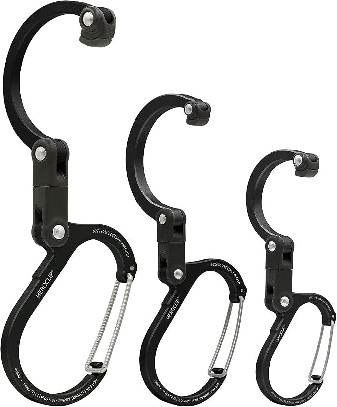 GEAR AID HEROCLIP 360° Swivel Carabiner Gear Clip and Hook - Image 2
