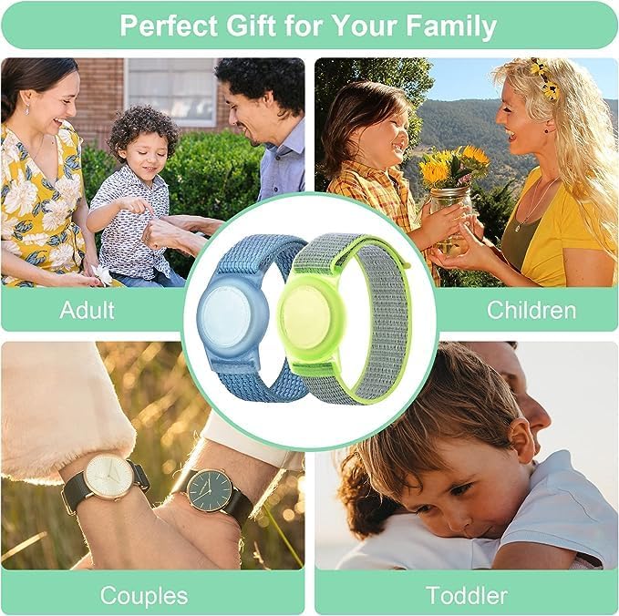 Kids Wristband Compatible with Apple AirTag, Protective Case - Image 6