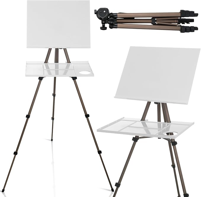Ireer 17-65 Inch Artist Watercolor Portable Easel by Ireer