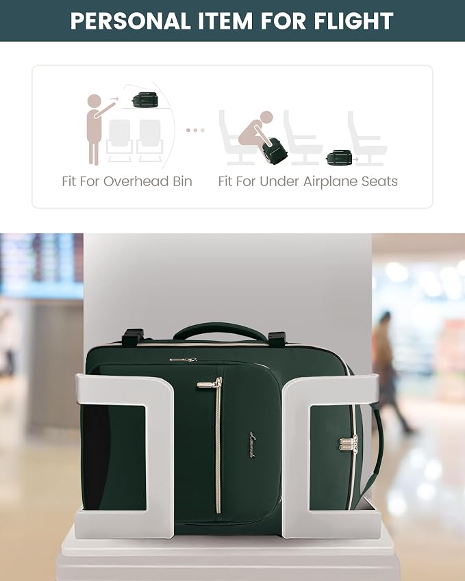 LOVEVOOK Travel Backpack for Women & Men 40L, Airline Approved Carry On - Image 4