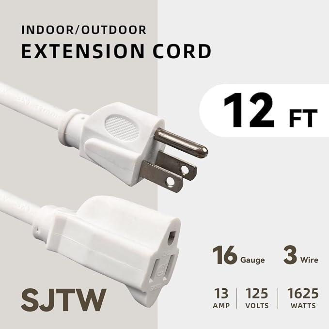 12ft Outdoor Extension Cord - Image 2