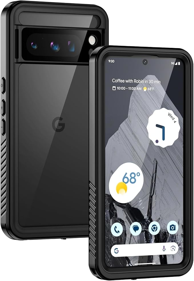 Lanhiem Pixel 8 Pro Case, IP68 Waterproof Dustproof Case by LanhiemHome