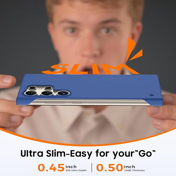 GRECAZO Slim Borderless for Samsung Galaxy S24 Ultra Phone Case 6.8" Ultra-Thin - Image 4