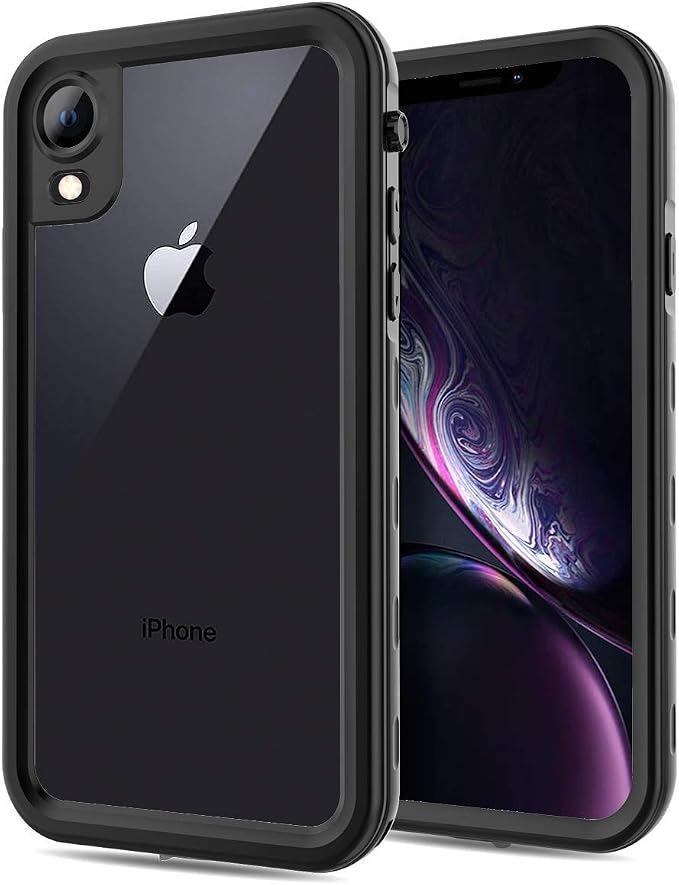 Compatible with Apple iPhone XR Case, Full-Body Protective Waterproof Case by FXXXLTF
