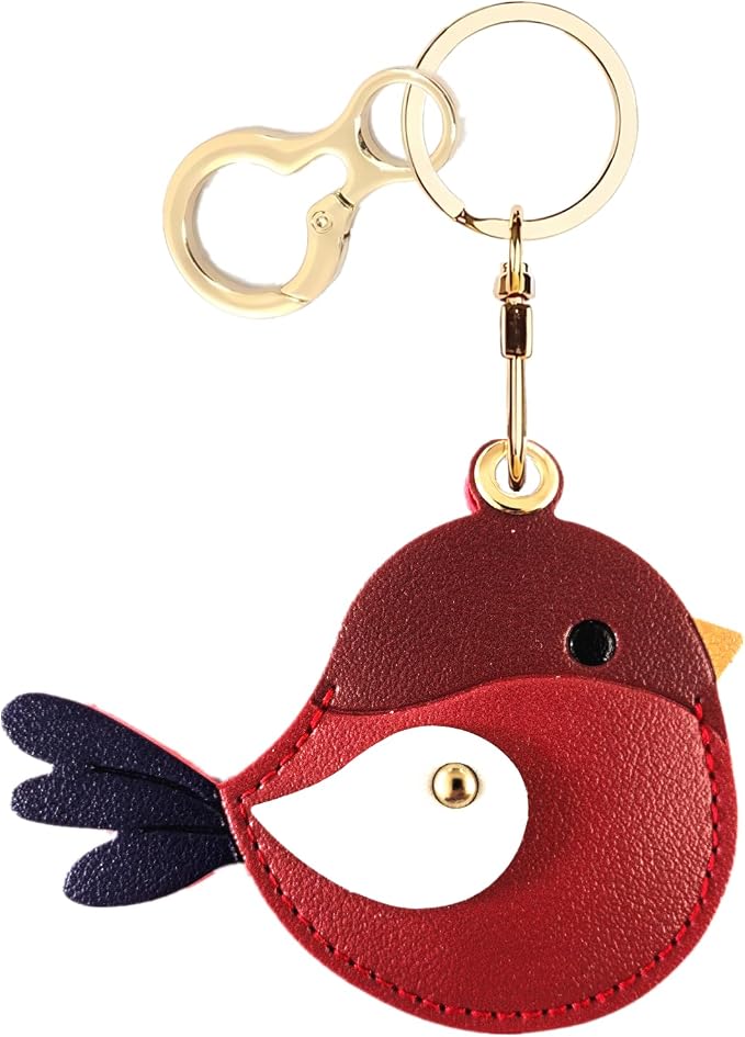 BORKUANA Leather Keychain Holder Case Compatible by BORKUANA