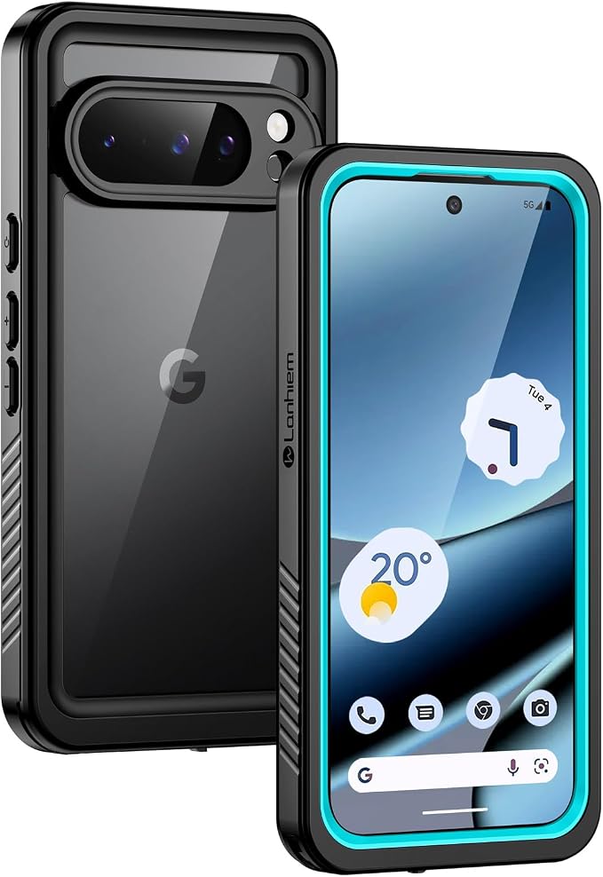 Lanhiem Pixel 10 Pro Case, IP68 Waterproof Dustproof Case by LanhiemHome