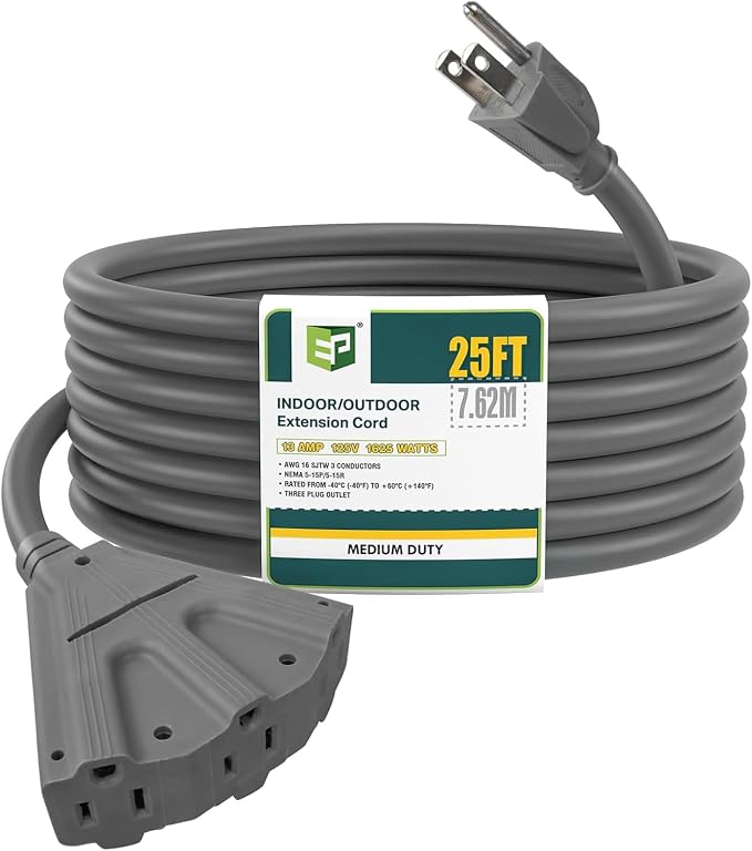 EP 25 Ft Outdoor Extension Cord by ENERGYPRO