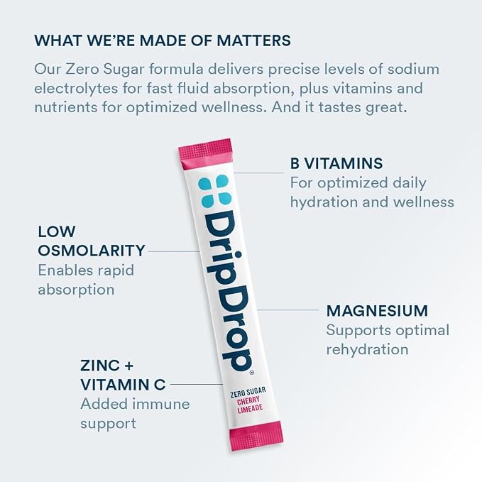 DripDrop Sugar Free Hydration Packets - Image 4
