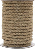 Vivifying 50 Feet 10mm Jute Rope, Natural Heavy Duty Twine by Vivifying