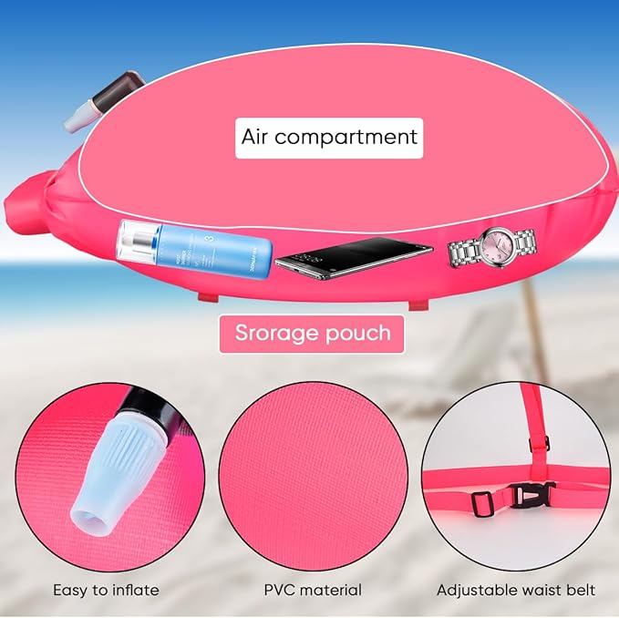 Swim Buoy for Open Water, 20L Swim Safety Float Waterproof Dry Bag for Swimmers - Image 5