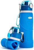 Kemier Collapsible Silicone Water Bottles-750ML, Medical Grade, BPA Free Travel by Kemier