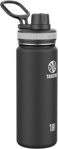 Takeya Originals Vacuum Insulated Stainless Steel Water Bottle, 18 Ounce by Takeya