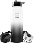IRON °FLASK Camping & Hiking Hydration Flask - 40 oz Day & Night by IronFlask