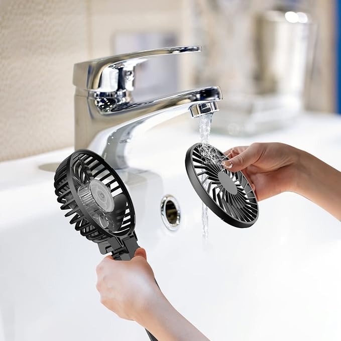 HandFan 5200mAh Portable Fan Handheld, 6 Speeds Hand Held Fan 180° Foldable - Image 6
