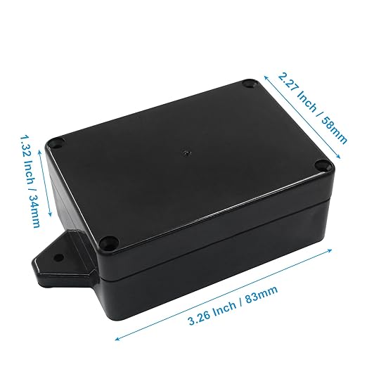 4 Pack Junction Boxes, 3.3 x 2.3 x 1.3 Inch IP65 Waterproof Project Box - Image 5