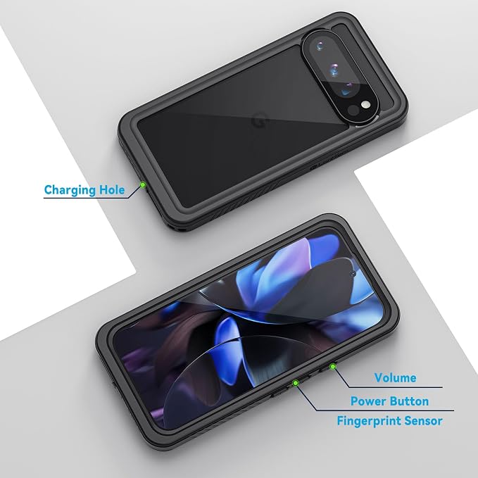Lanhiem Pixel 9 Pro Case, IP68 Waterproof Dustproof Case - Image 5