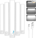 Under Cabinet Lights, 3200mAh Magnetic Dimmable Closet Lights, 6500K Wireless by Brightever
